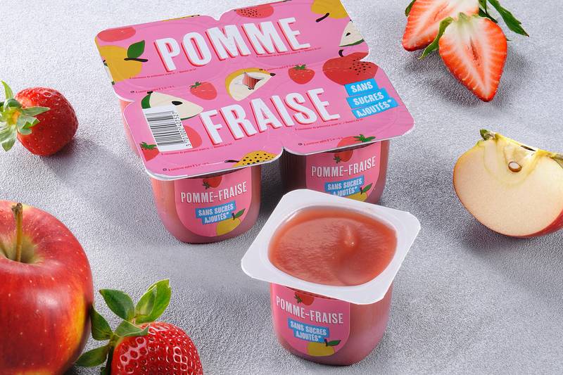 Les Compotes de pommefraise monmarché.fr