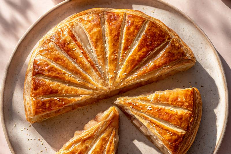 La Galette des rois aux pommes