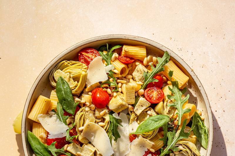 La Salade de pâtes aux artichauts