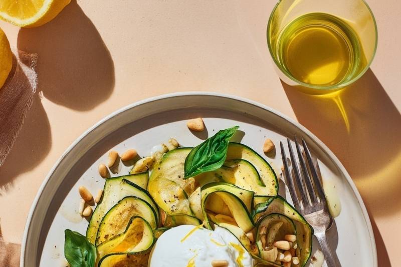 La Salade de courgettes rôties