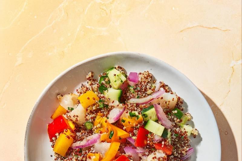 La Salade de Quinoa Haddock Croquant