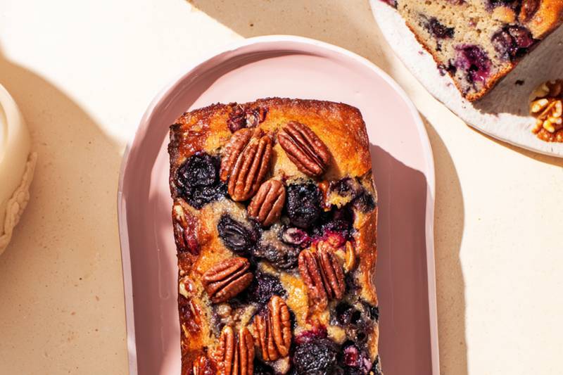 Le Banana Bread aux myrtilles 🇨🇦