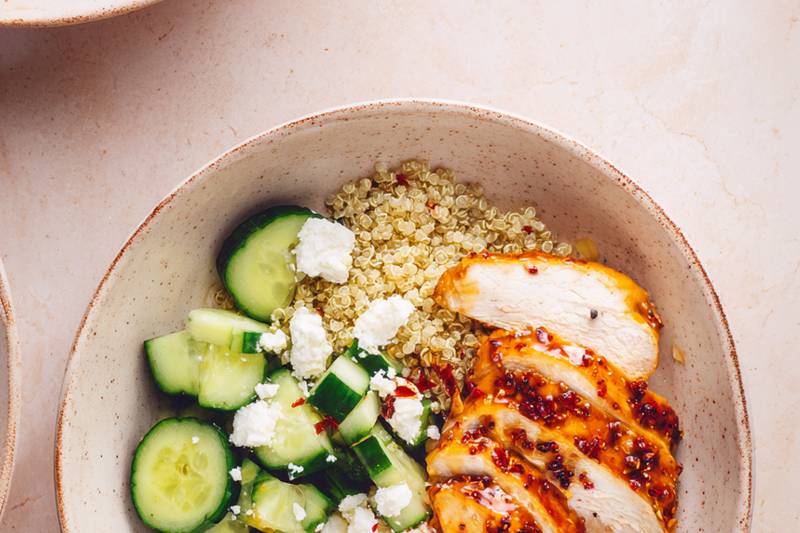 Le Bowl Poulet Hot Honey & Cottage