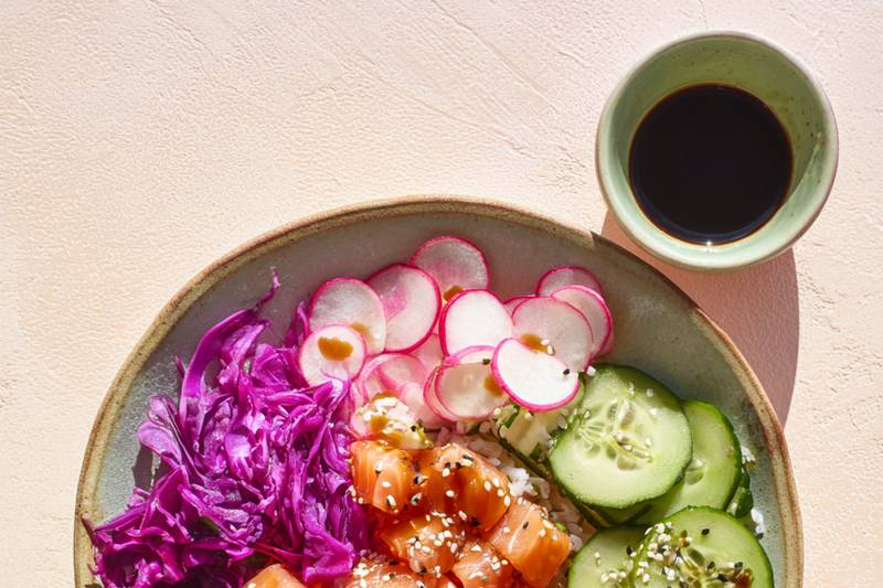 Le Poke bowl au saumon et légumes croquants 🇺🇸