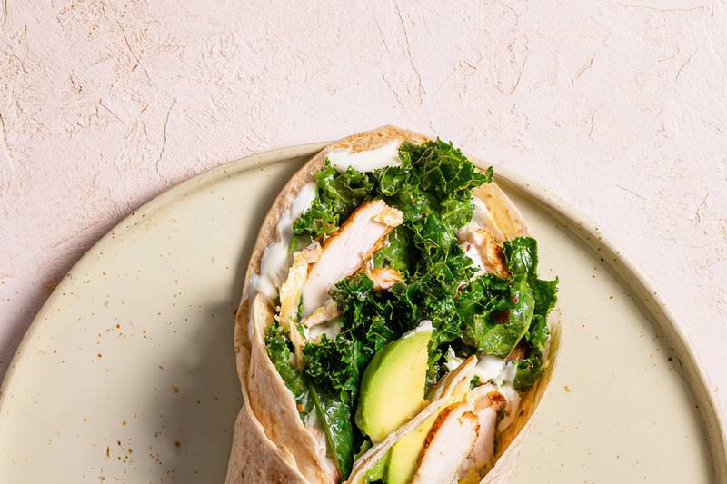 Le Wrap gourmand chou kale dinde