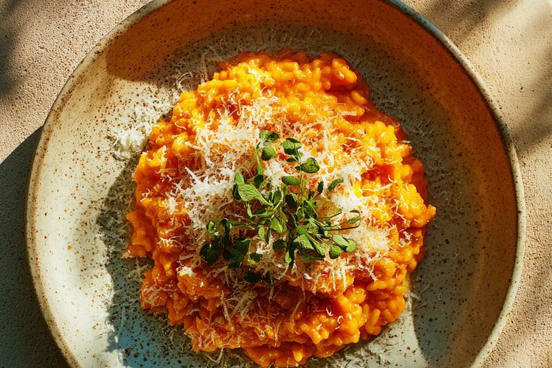 Le Risotto de patate douce