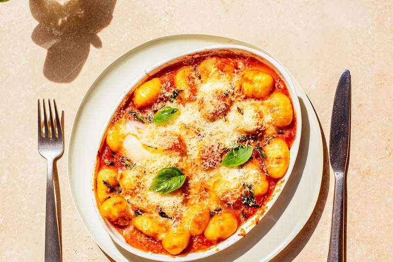 Les Gnocchis gratinés à la mozzarella