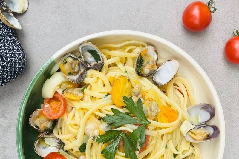 Les Linguines Alle Vongole