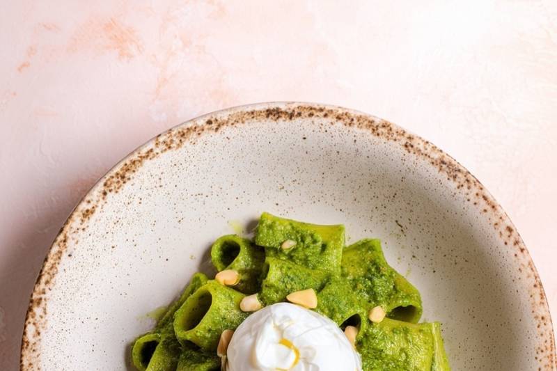 Les Pâtes au pesto d’ail des ours
