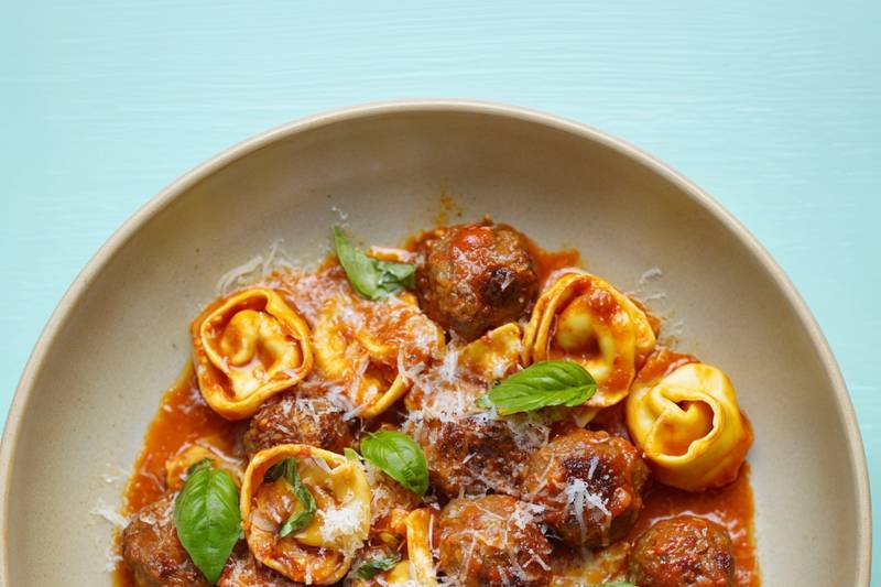 Les Tortellonis aux boulettes et basilic