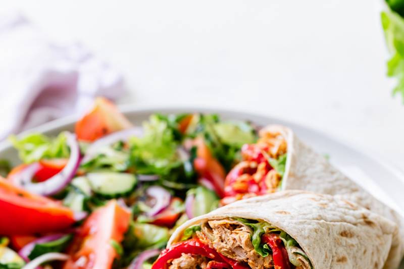 Les Wraps de Thon à la harissa