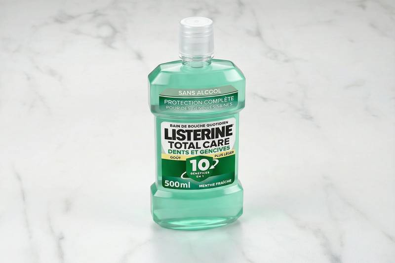 Listerine Bain De Bouche Cool Menthe - 500 Ml - Antibactérien Au Fluorure - Neuf - Fabriqué En Italie