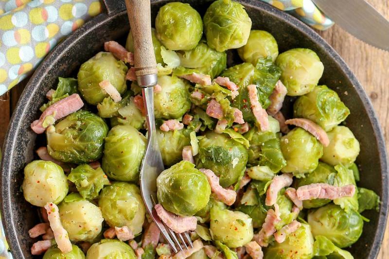 Les Choux de Bruxelles aux lardons - Mon Marché