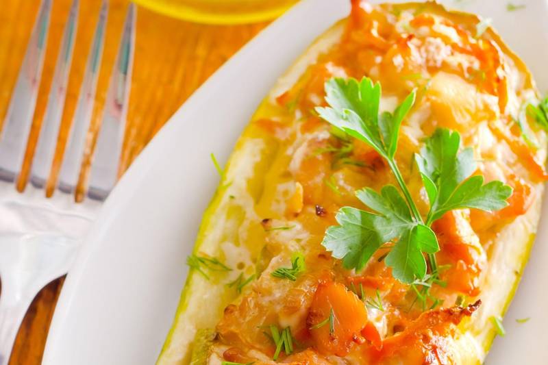 La Courge spaghetti au four