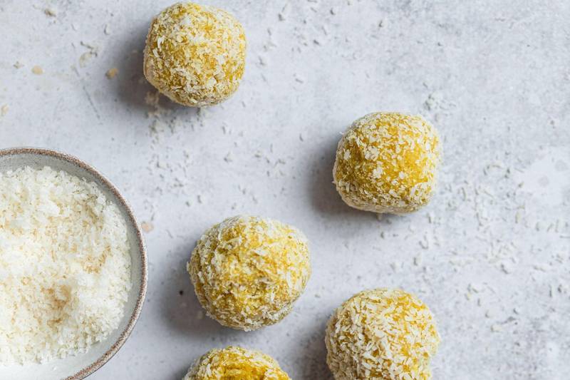 Les Boules de coco fondantes