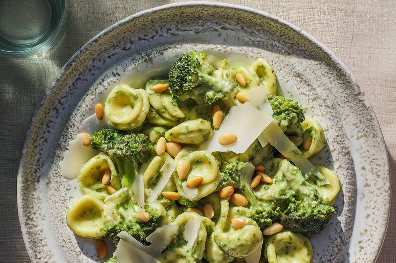 Les Orecchiette au brocoli et parmesan