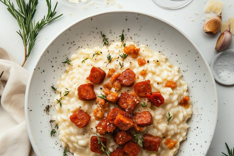 Le Risotto au chorizo