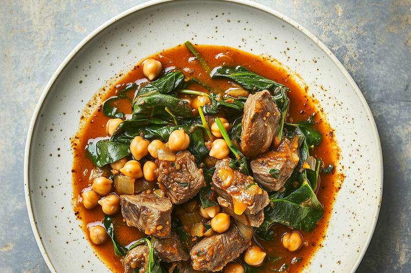 Le Sauté d’agneau aux épices