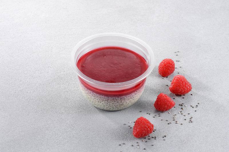 Le Pudding de chia matcha et framboise - Mon Marché