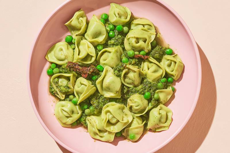 Les Tortellonis aux légumes verts