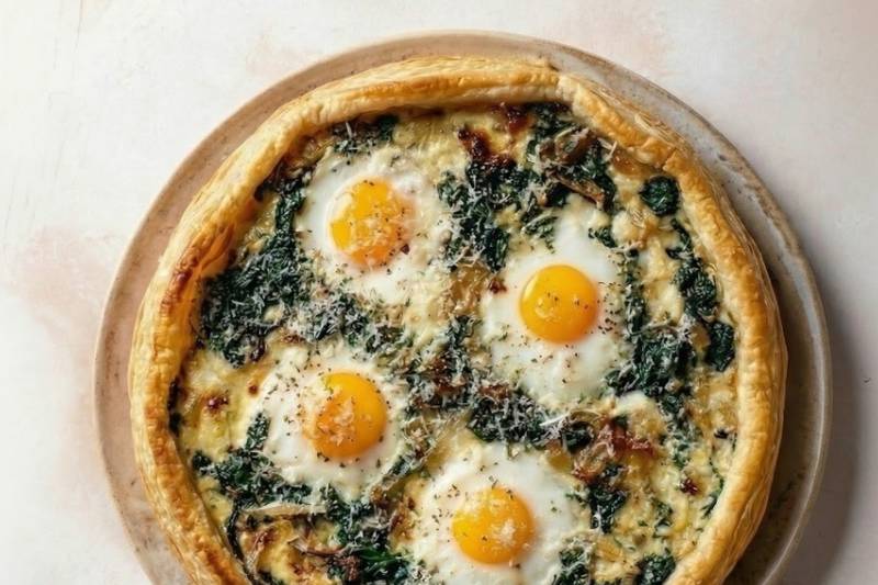La Tarte fine ricotta-épinards