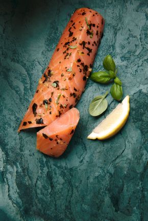 Le Cœur de saumon fumé au citron et basilic 300g