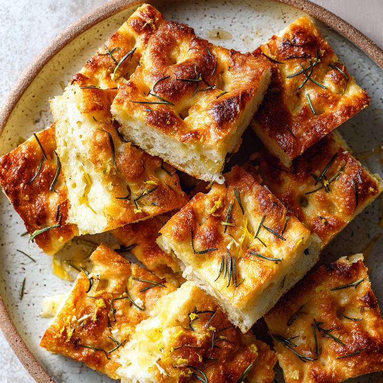 La Focaccia à la pomme de terre