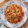 Les Nouilles sautées aux crevettes