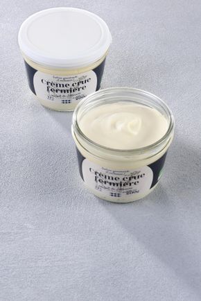 La Crème fraiche épaisse crue 44%  BIO
