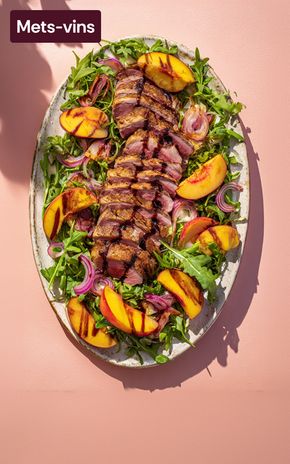 Le Magret de Canard aux Pêches Grillées