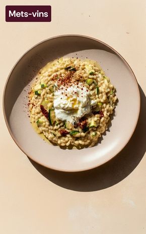Le Risotto d'Orge courgette straciatella