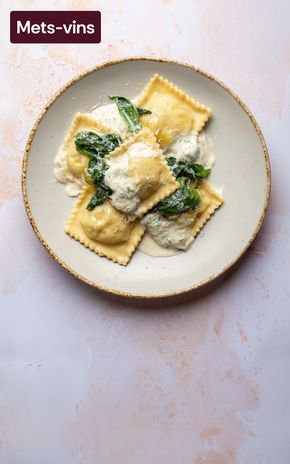 Les Raviolis crémeux burrata