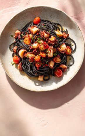 Les Spaghettis à l’encre de seiche