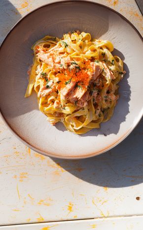 Les Tagliatelles au saumon