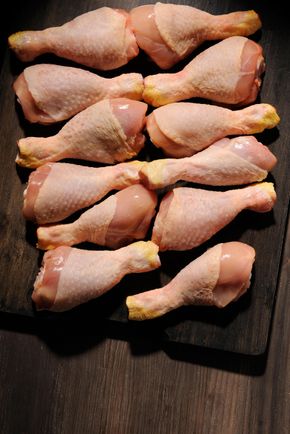 Les Pilons de poulet jaune