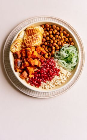 Le Halloumi bowl à la patate douce