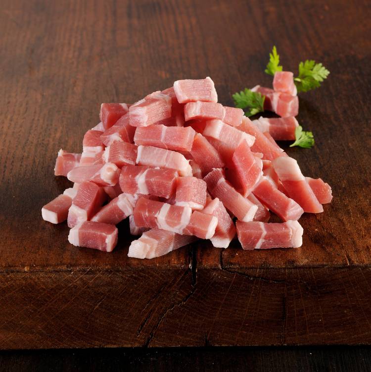 Les Lardons natures supérieurs VPF 2x100g "Aubret"