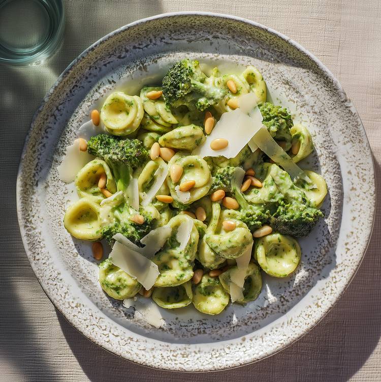 Les Orecchiette au brocoli et parmesan