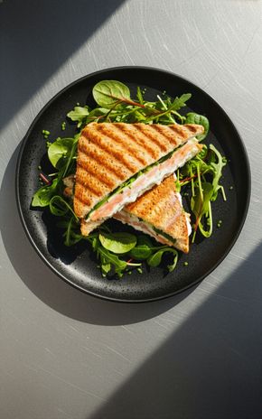 Le Croque-monsieur au saumon fumé