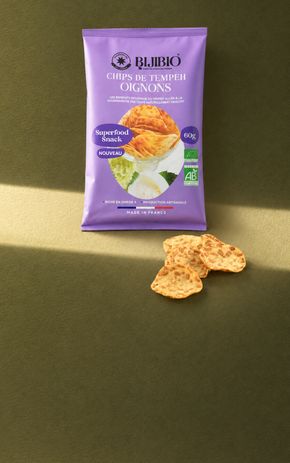 Les Chips de tempeh aux oignons BIO "Bijibio"