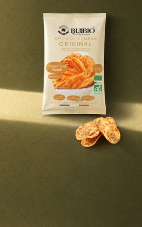 Les Chips de tempeh original BIO "Bijibio"