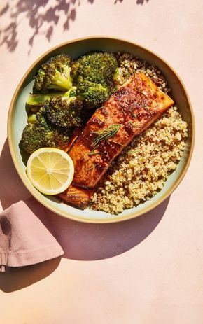 Le Bowl Saumon Quinoa Brocoli