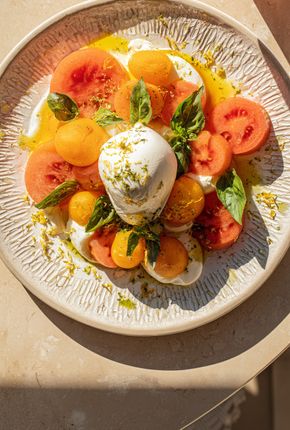 La Salade burrata tomate melon