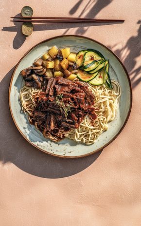 Les  Nouilles façon Jajangmyeon