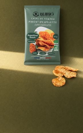 Les Chips de tempeh  au piment d'Espelette BIO "Bijibio"