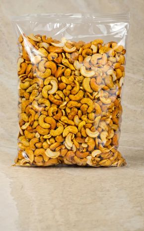 Les Noix de cajou aromatisées au curry XL