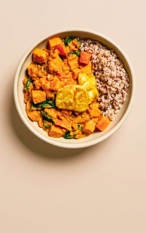 Le Curry de halloumi et butternut