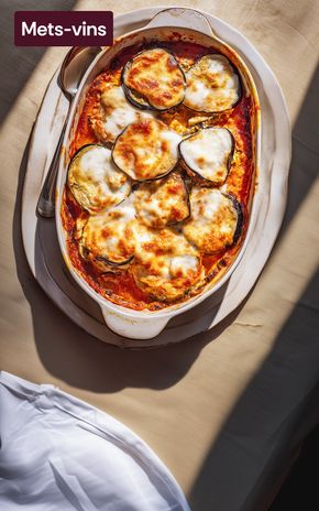 Le Gratin d’aubergines au parmesan