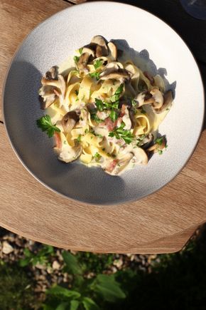Les Pâtes à la forestière
