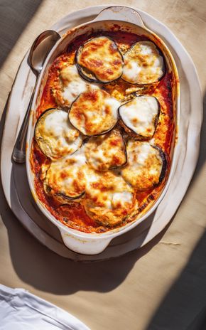Le Gratin d’aubergines au parmesan
